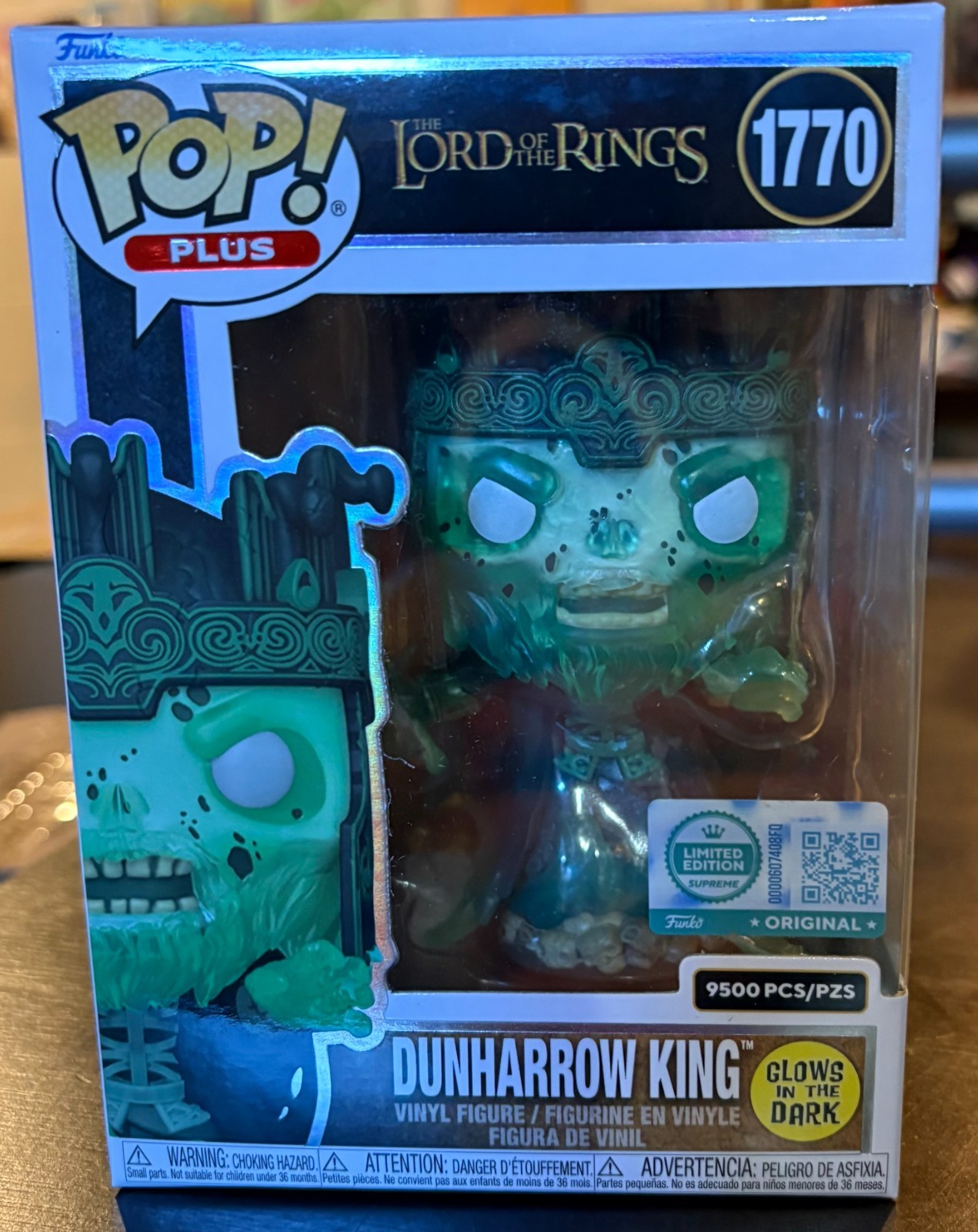 Funko Pop Supreme Le: The Lord of the Rings - Dunharrow King (Glow) - Funko...