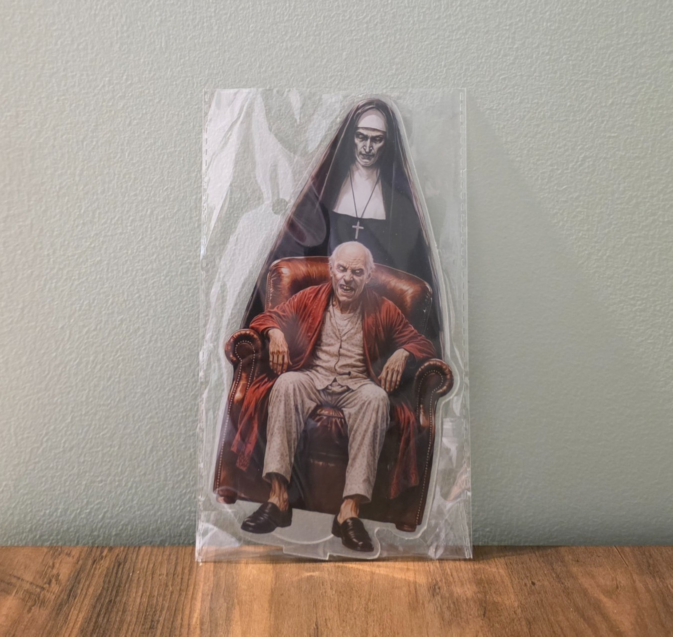 Zobie Fright The Conjuring 2 Acrylic Figure Art by Max Cave Valak The Nun