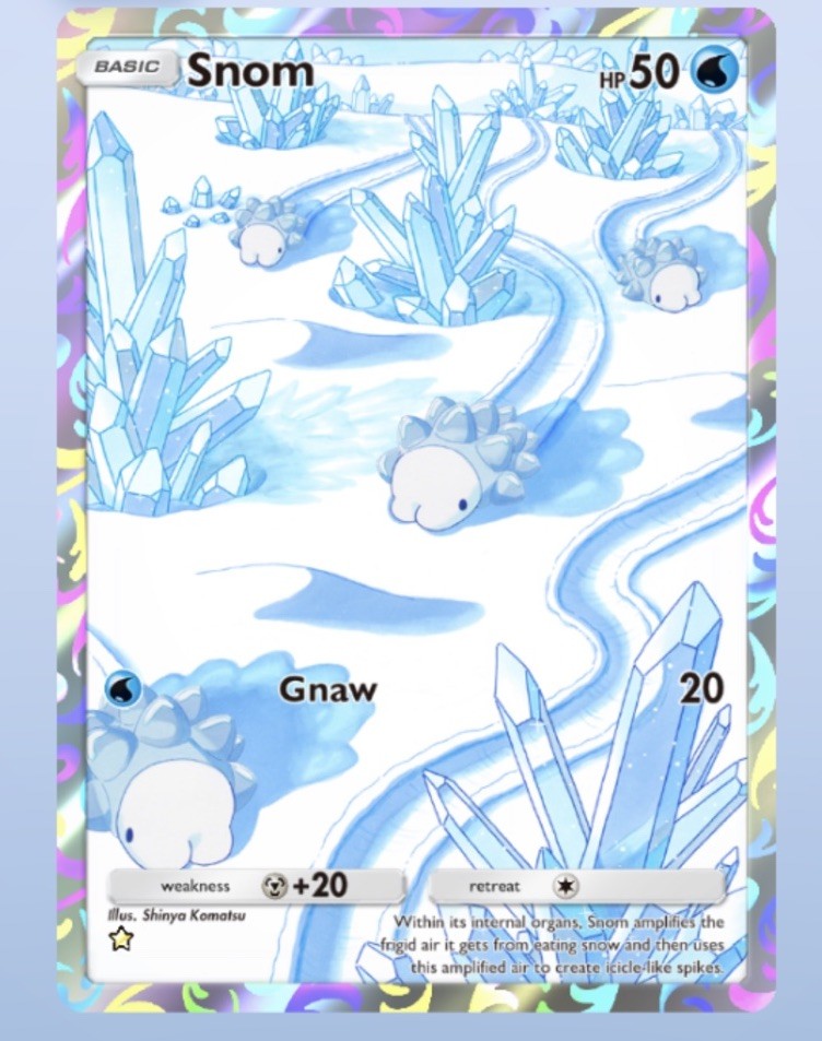 Pokemon TCG Pocket ✨ SNOM -Full Art-Paradox Drive - English (PokeMon digitalCard