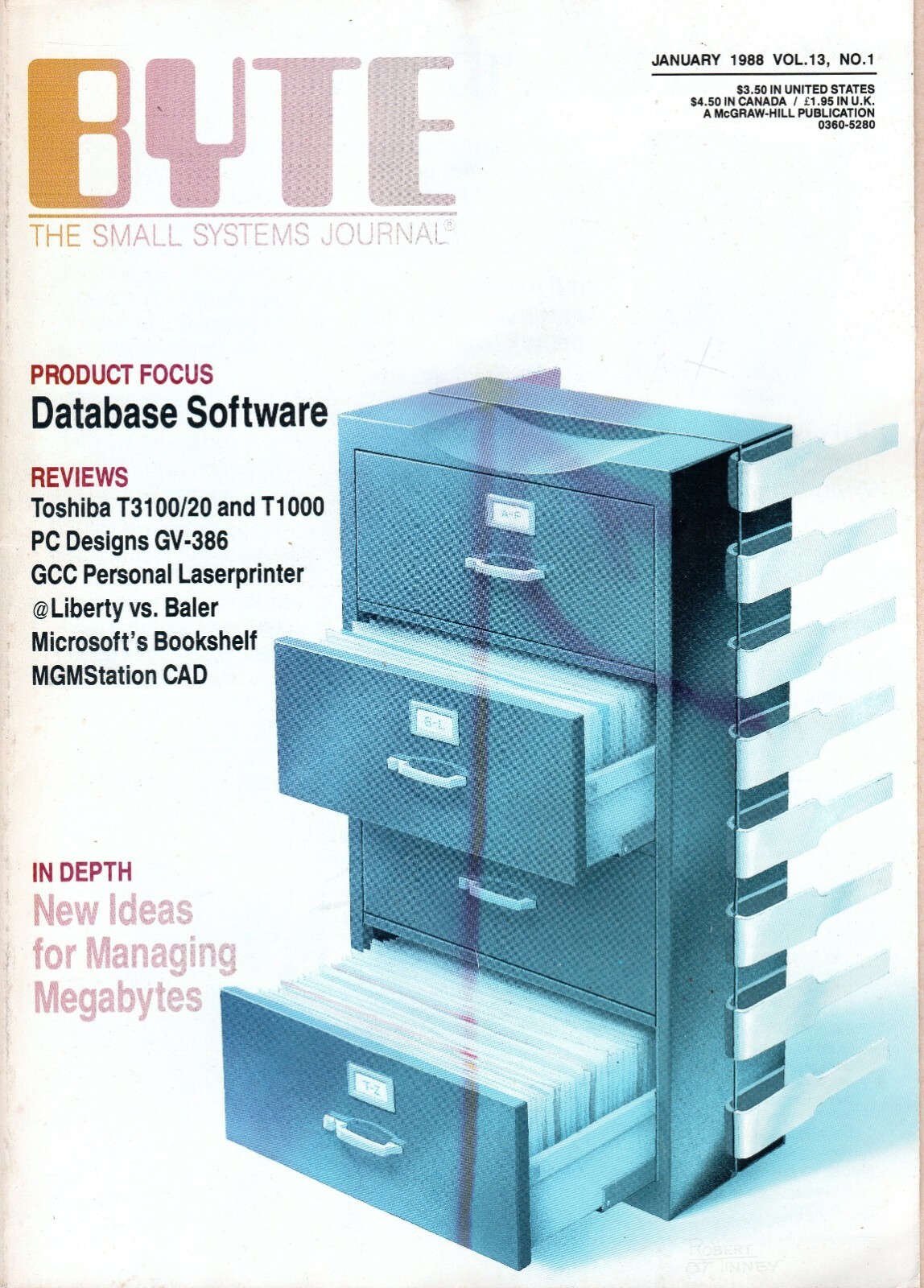 ITHistory MAGAZINE  (1988) BYTE  (You Pick) Ads Volume & Combined Shipping Q