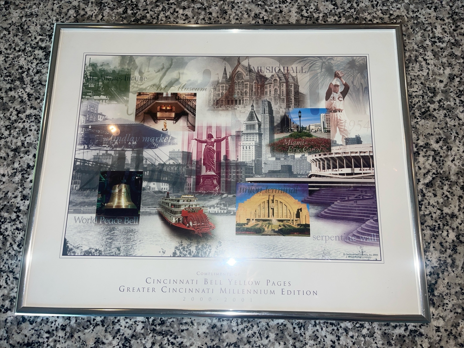 Greater Cincinnati Millennium Edition Cincinnati Bell Poster 2000