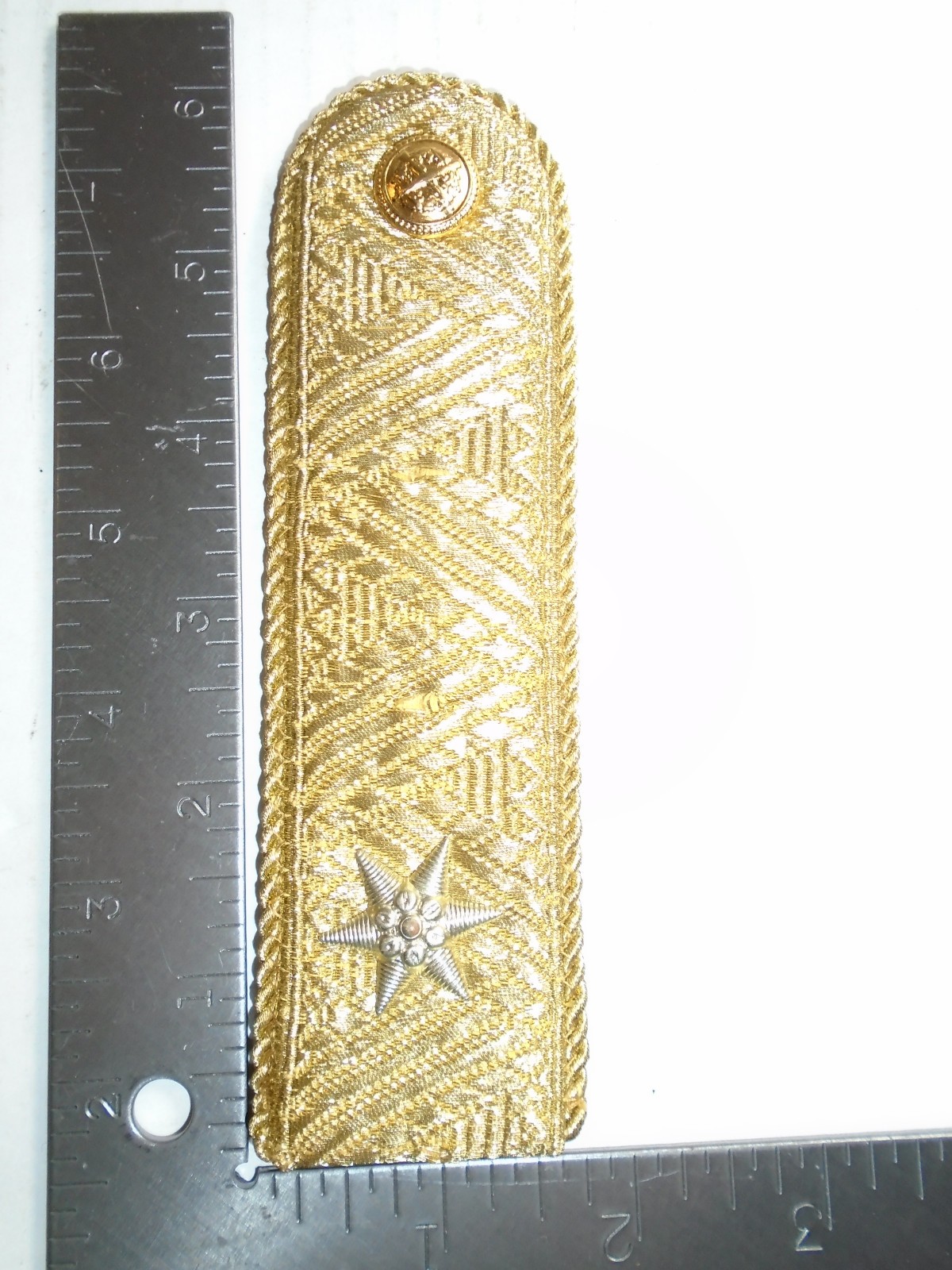 Vintage Hungarian People\'s Army Major General Single Shoulder Board
