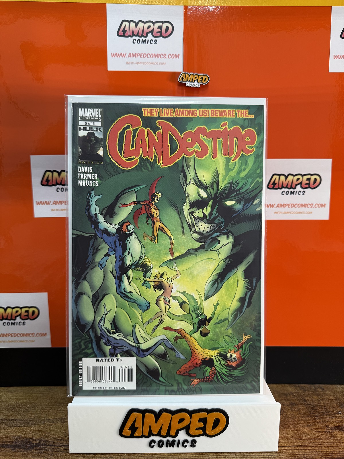 ClanDestine 5 Marvel Comics 2008 Davis Farmer Mounts