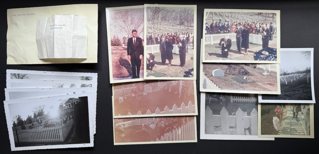 PRESIDENT JOHN F KENNEDY -UNSEEN PHOTOS - JFK-JACKIE-RFK-FUNERAL- EVELYN LINCOLN