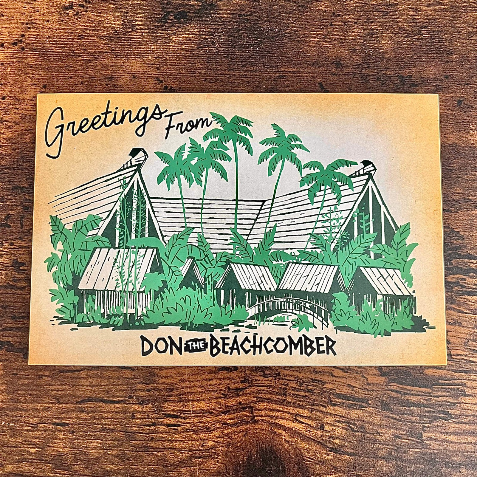 Greetings From Don the Beachcomber Postcard