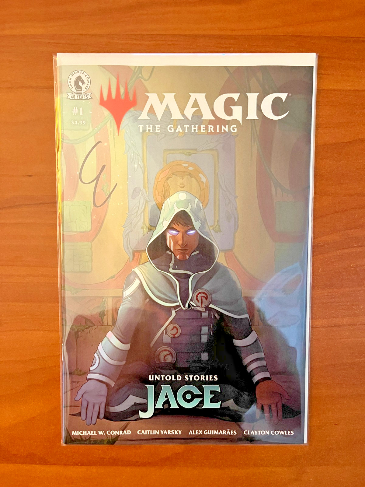 Magic The Gathering Untold Stories Jace #1-4 All Covers NM Signed By Letterer