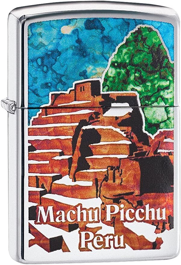 Zippo Machu Picchu Peru High Polish Chrome 29496