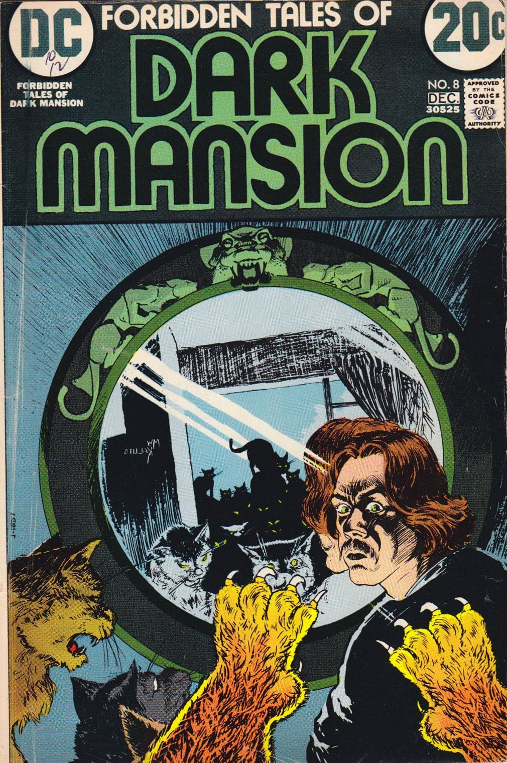 Forbidden Tales of Dark Mansion #8 1972 DC, Michael Wm. Kaluta Cover & Art F 6.0