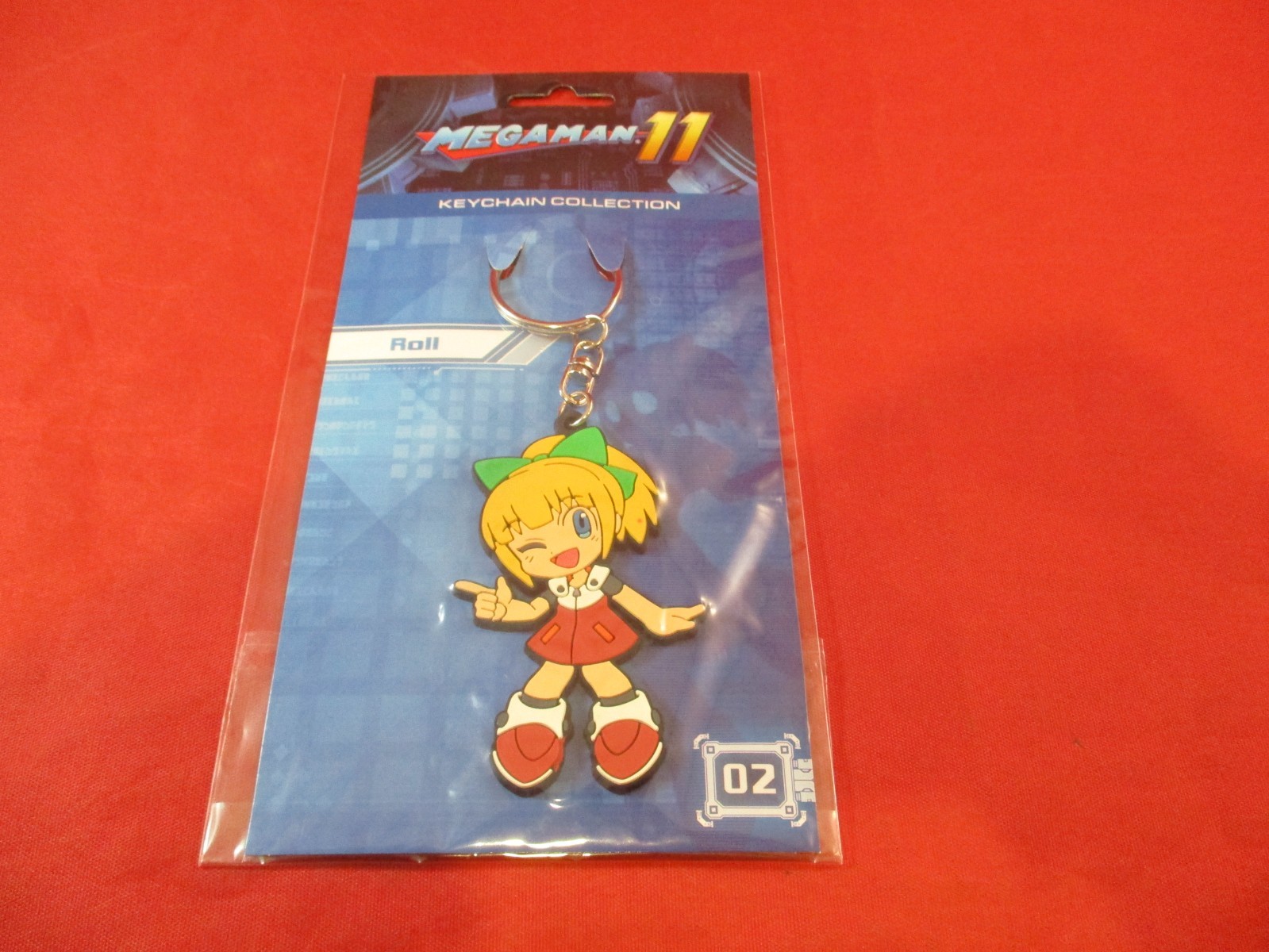 Roll - Mega Man 11 Nintendo Switch PS4 Xbox One Capcom Promo Keychain *NEW*