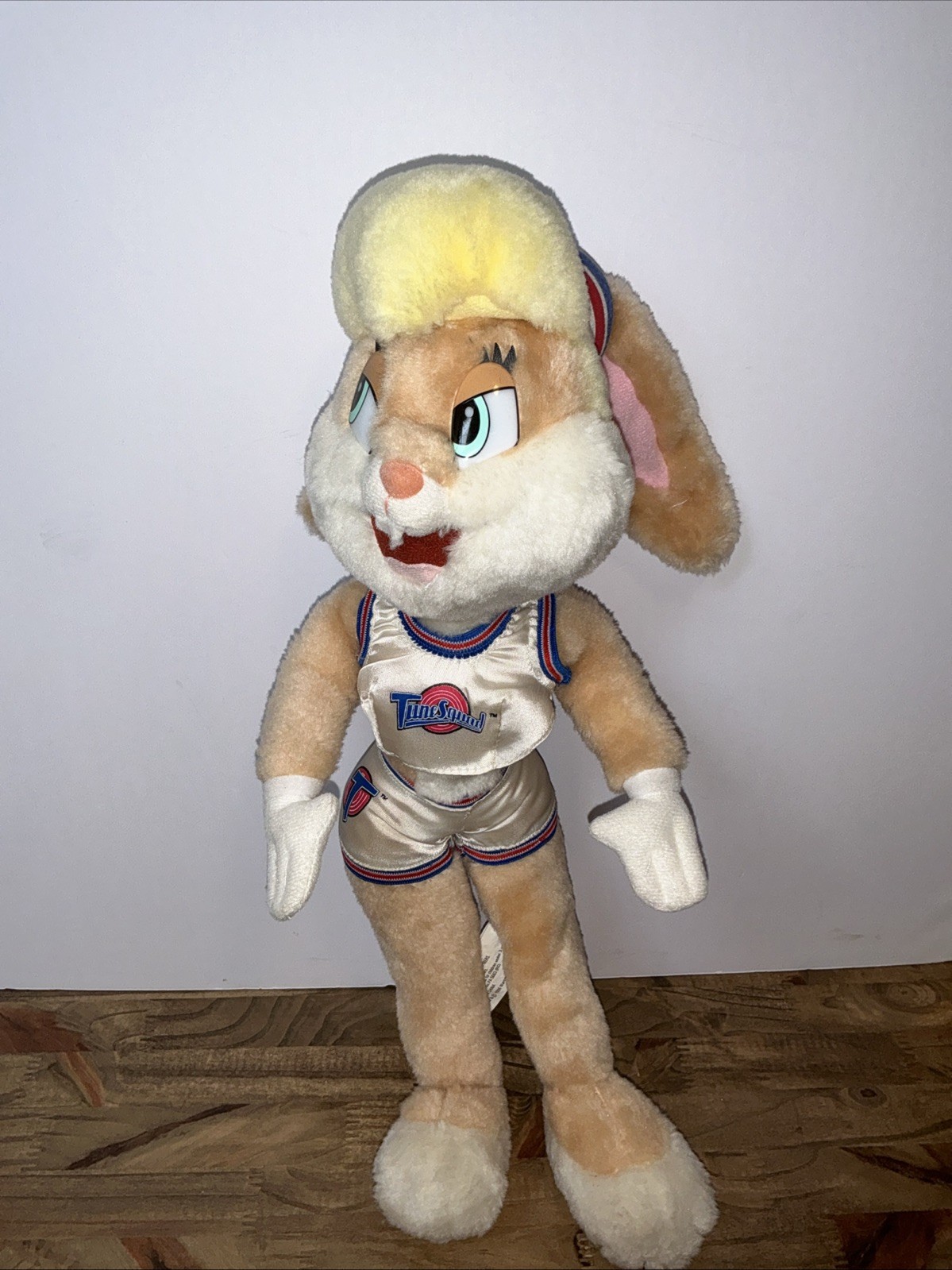 Vintage 1996 Space Jam Lola Bunny Tune Squad Plush Warner Bros Stuffed Animal 17