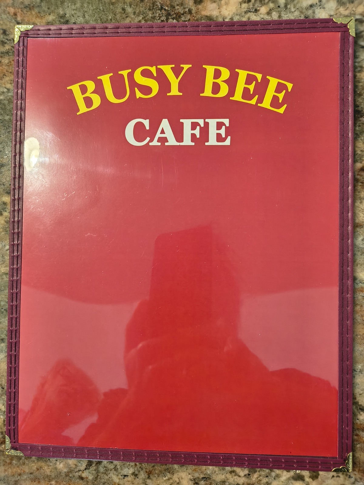 Twilight Zone Mystic Seer Busy Bee Cafe Menu--RARE 
