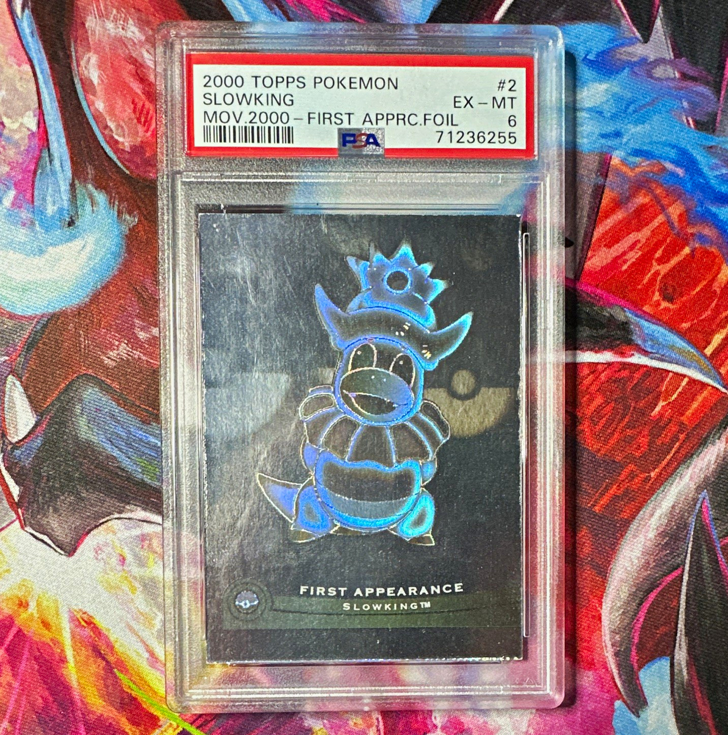 Topps 2000 Pokémon The Movie 2000 Slowking #2 First Appearance Hologram PSA 6