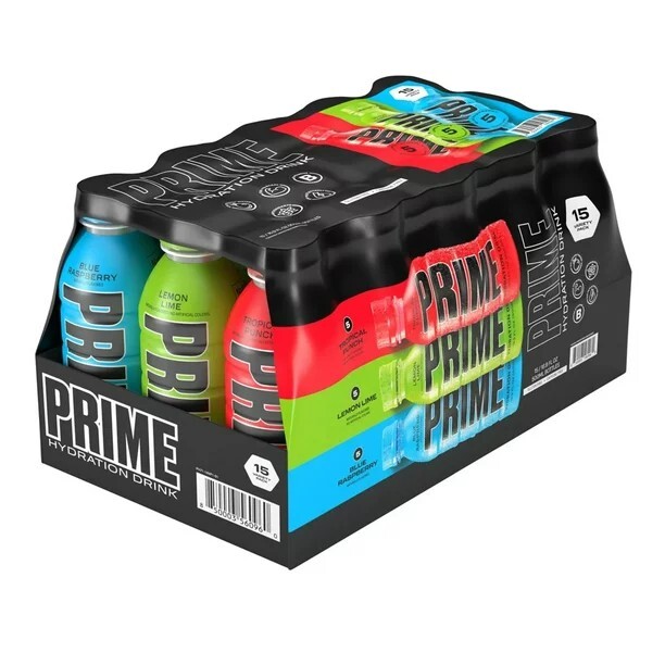 Prime Hydration Drink Variety Pack (16.9 fl. oz., 15 pk.), 16.9 Fl Oz (15 Pack)