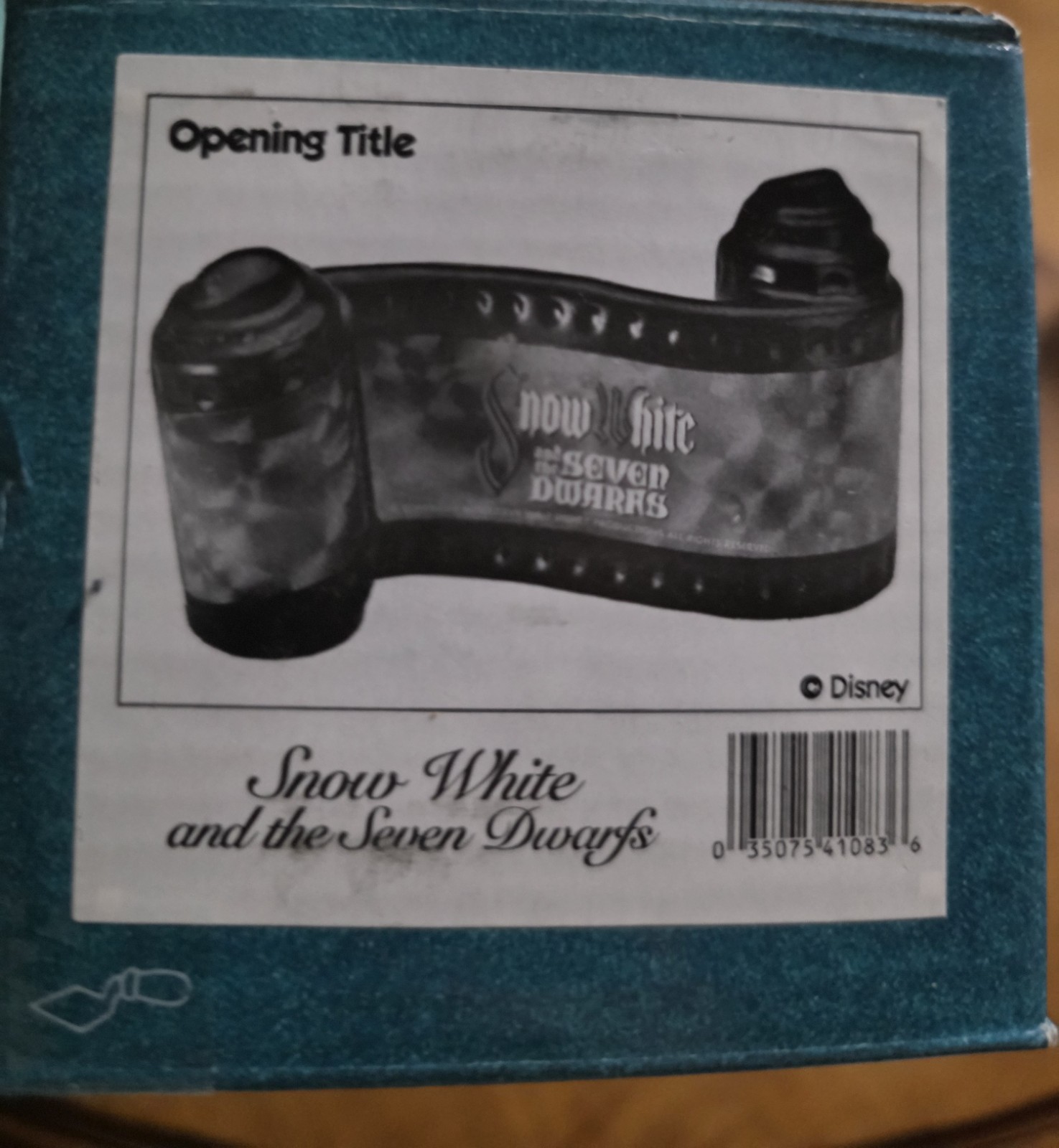 WDCC Snow White & the Seven Dwarfs Movie Scroll Opening Title New in Box COA
