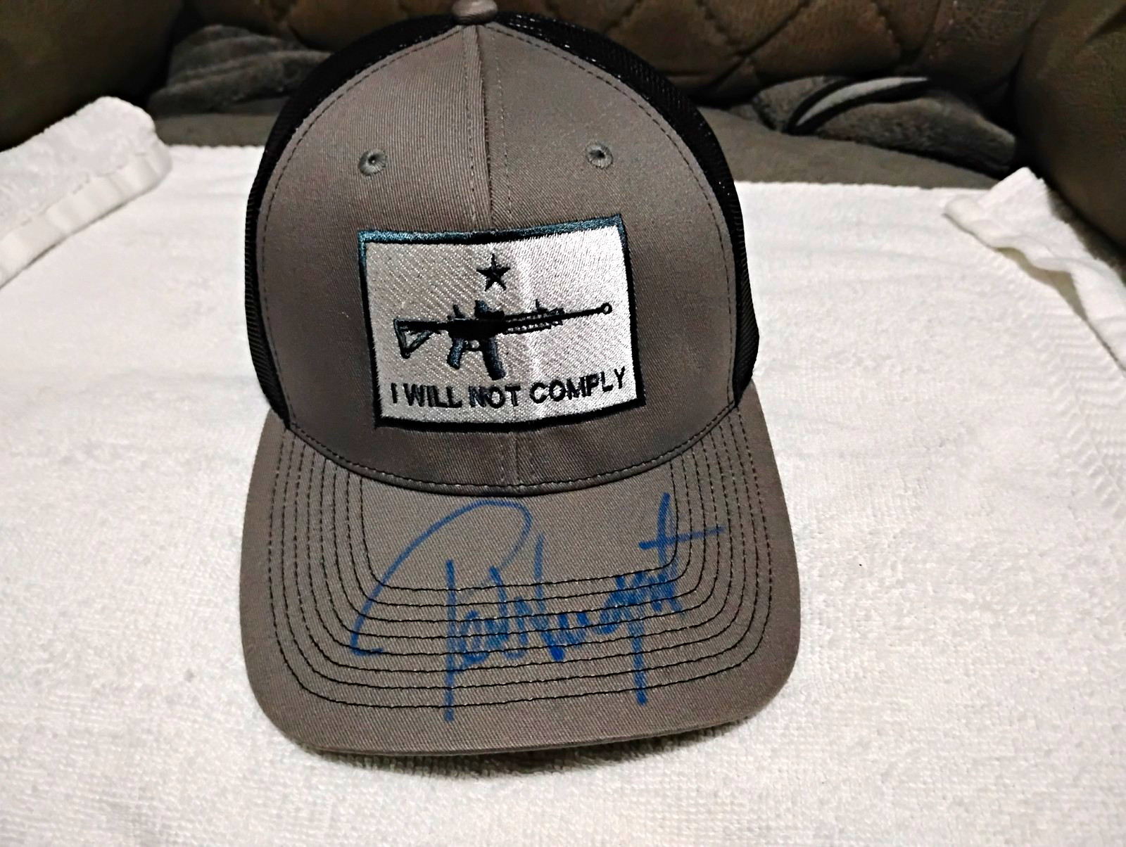 Ted Nugent Signed Baseball Cap 