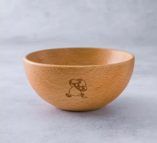 Delicious in Dungeon X Atari Cafe 2024 Mushroom Bowl 130X60mm Japan New