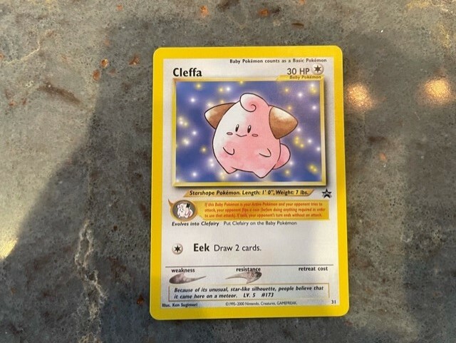 Cleffa #31 Black Star Promo Pokemon Card Wotc 