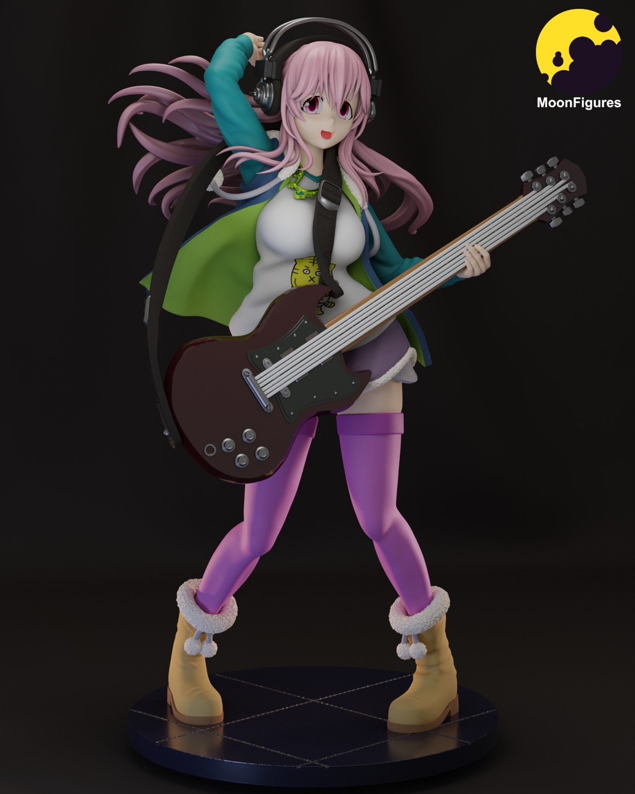 1:6 Super Sonico Fan Art UNPAINTED High Quality Garage Kit