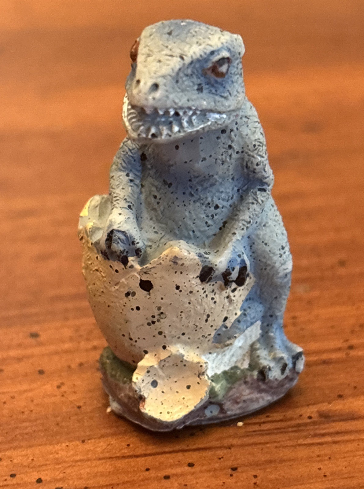 Vintage Mini 1.5” Ceramic Hatching Dinosaur Collectible Figurine