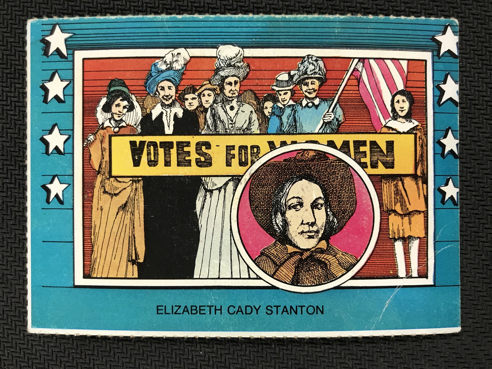 1976 Scholastic American History TC #NNO Elizabeth Cady Stanton VG (Creased)