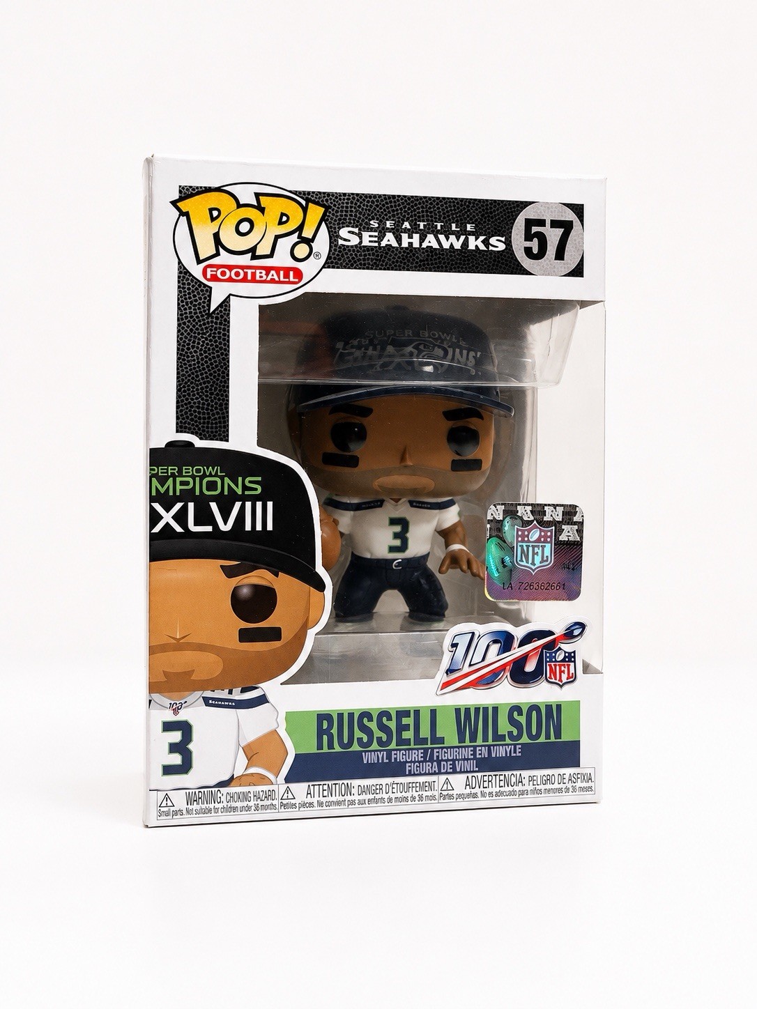 Funko Pop Football NFL: Seahawks - Russell Wilson 57