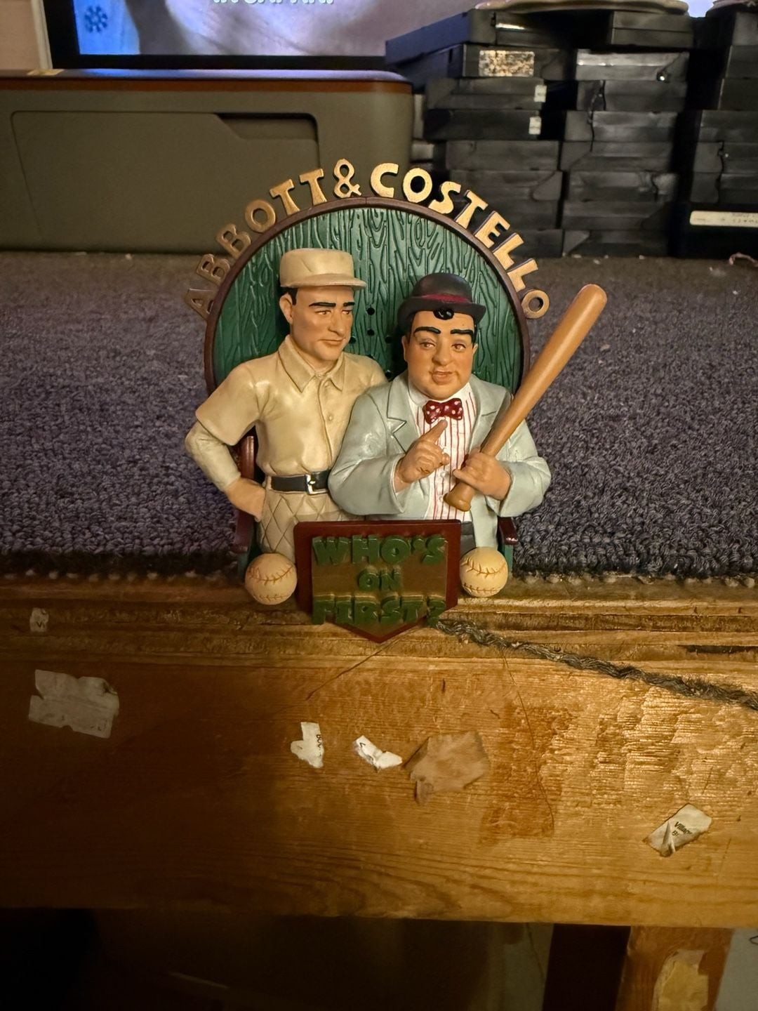 2004 Carlton Heirloom Ornament Collection Abbott & Costello 'Who's On First?' Ta