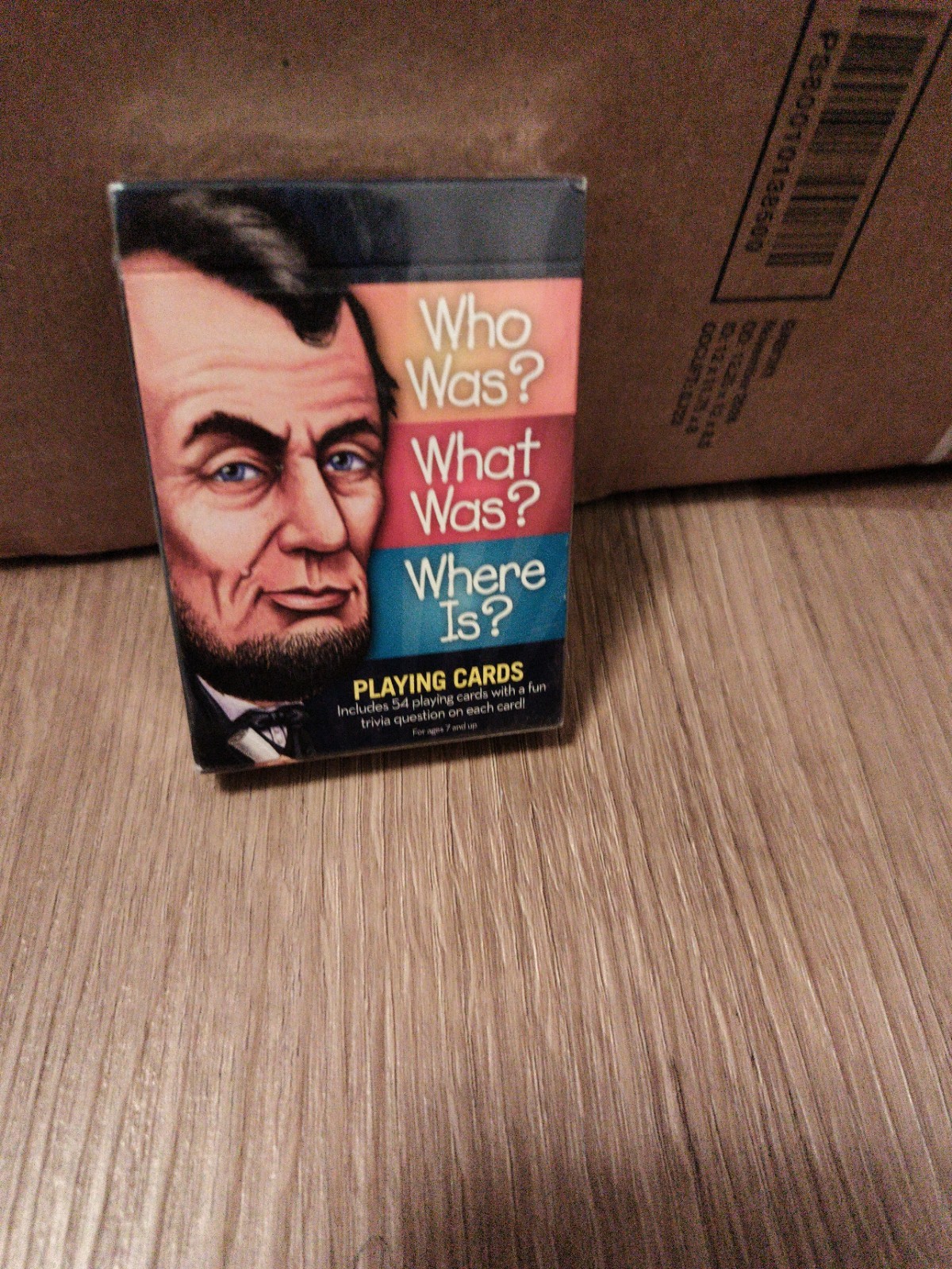 Who Was? What Was? Where Is? History Trivia Themed Playing Cards (New/Sealed)