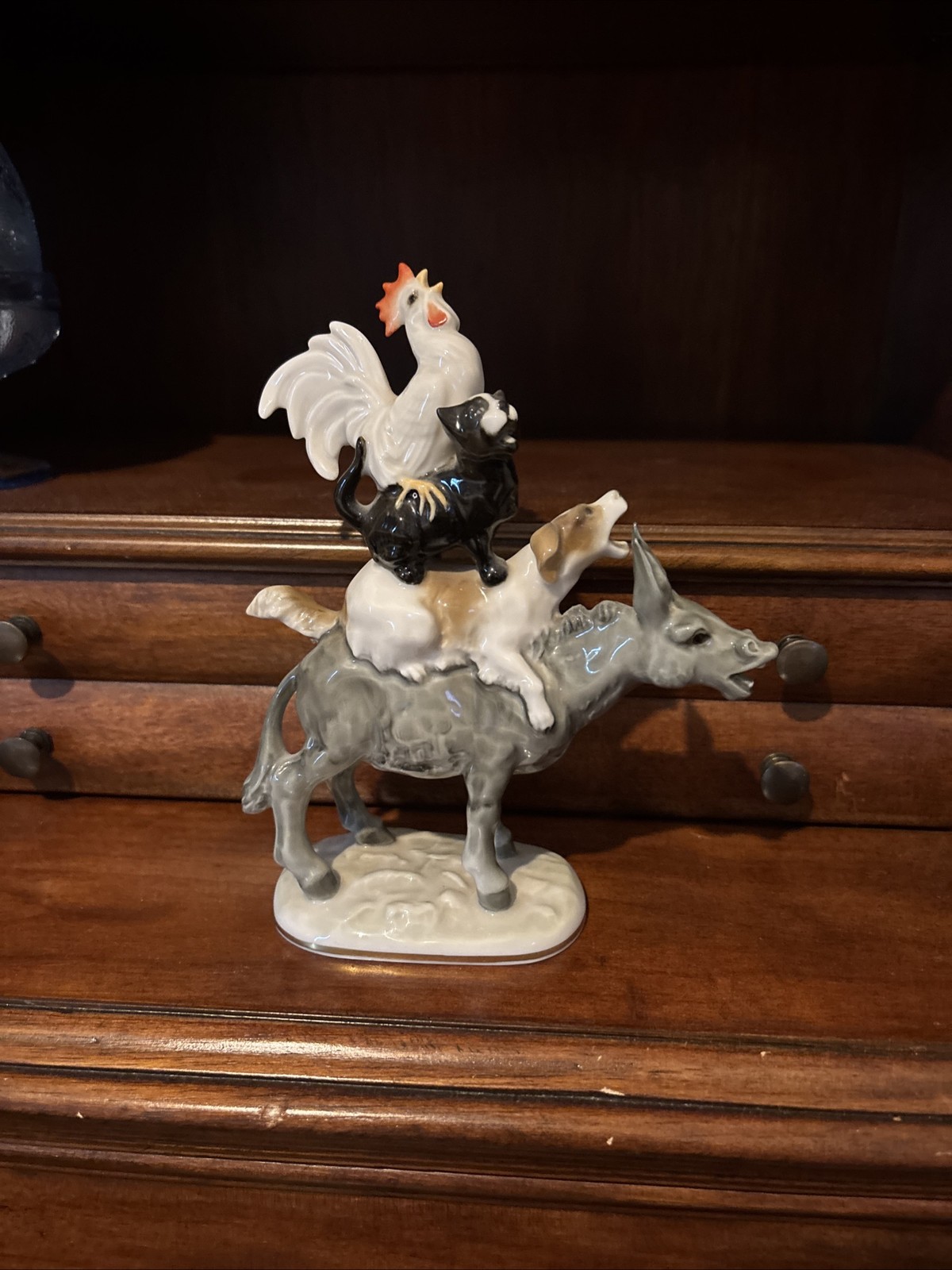Hutschenreuther Bremen Town Musicians Vintage Figurine