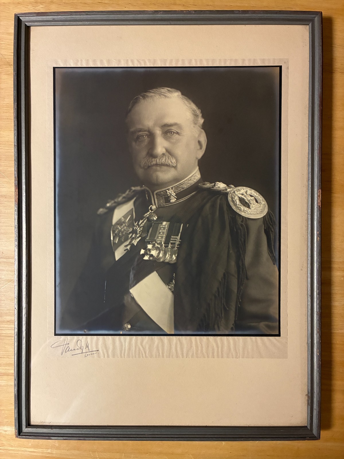 Gen Sir John Maxwell Signed Vandyk Photo WWI Easter Rising 1916 Irish History