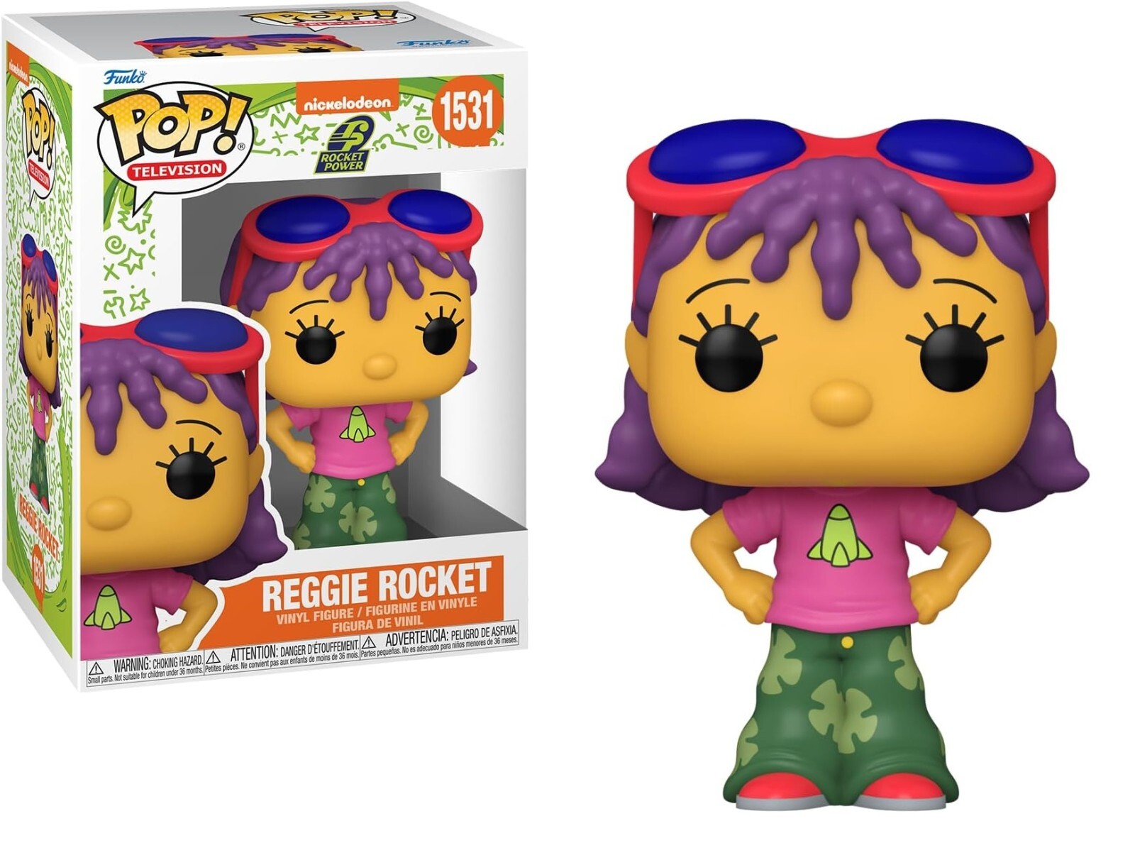 BOX DAMAGED Funko POP TV: Nickelodeon Nick Rewind - Reggie Rocket #1531 #75743