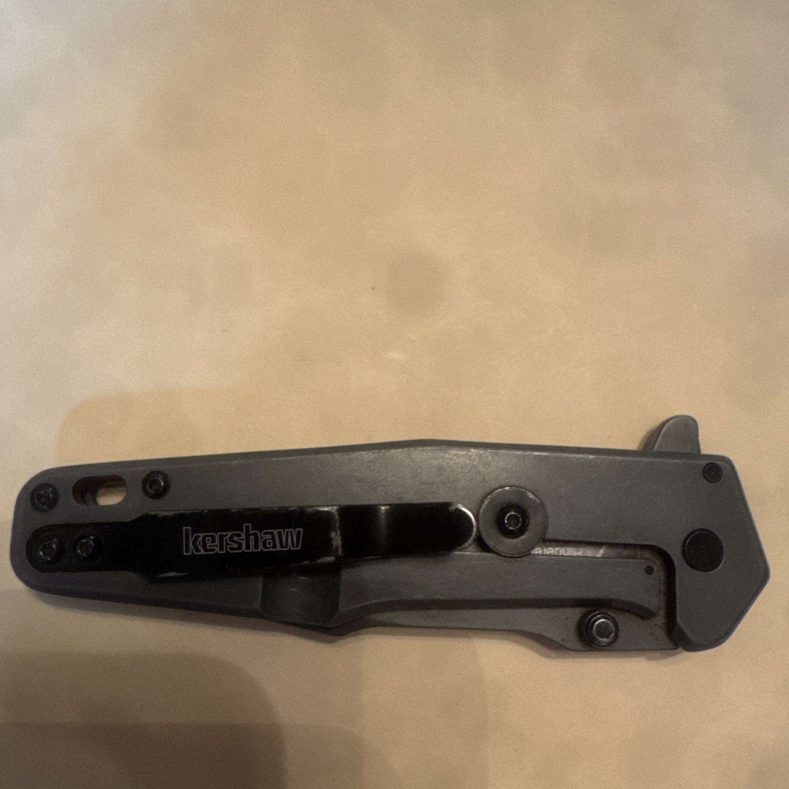 USED KERSHAW FERRITE 1557TI RARE COLLECTOR 8Cr13MoV BLADE  DISCONTINUED ( A 3)