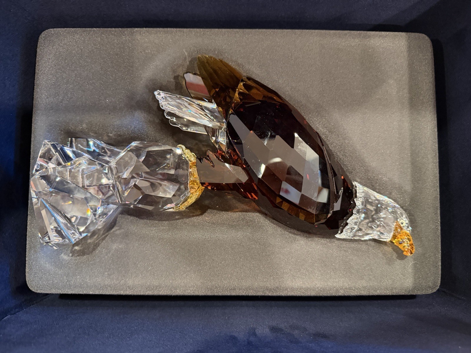 Swarovski Crystal 2011 Limited Edition Bald Eagle Figurine w/ Box & COA