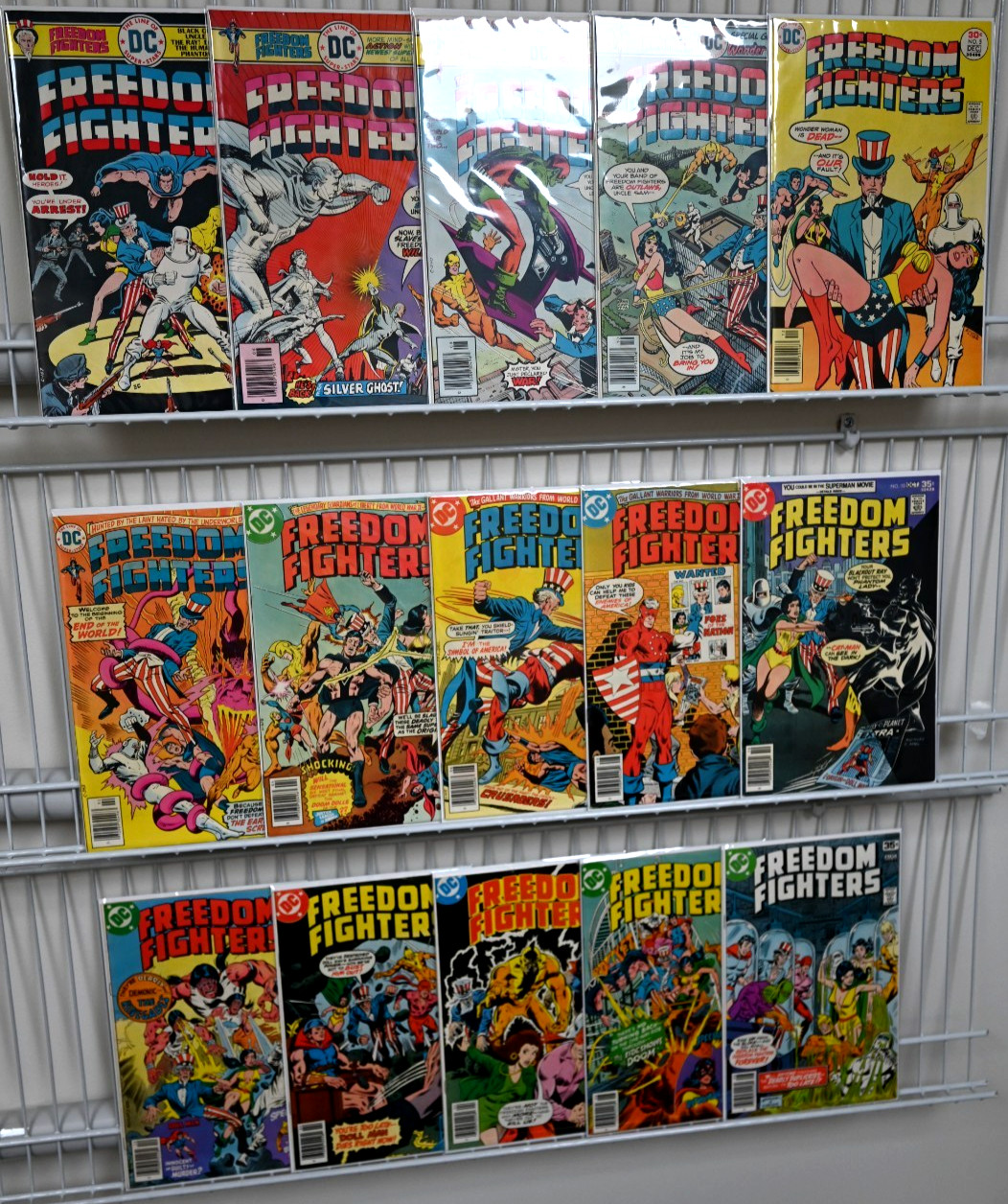 Freedom Fighters #1-15 W/Uncle Sam, Human Bomb Awesome Read Avg VF+ Condition