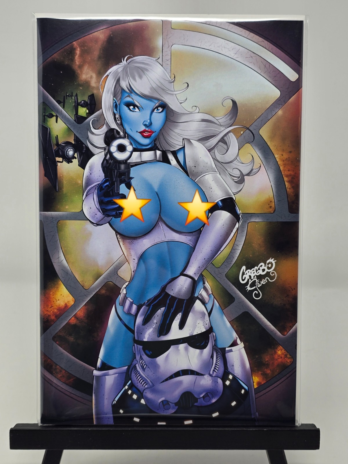 Living Dead Girl #1 Naughty STORMTROOPER Variant Virgin Cover by Gregbo Watson
