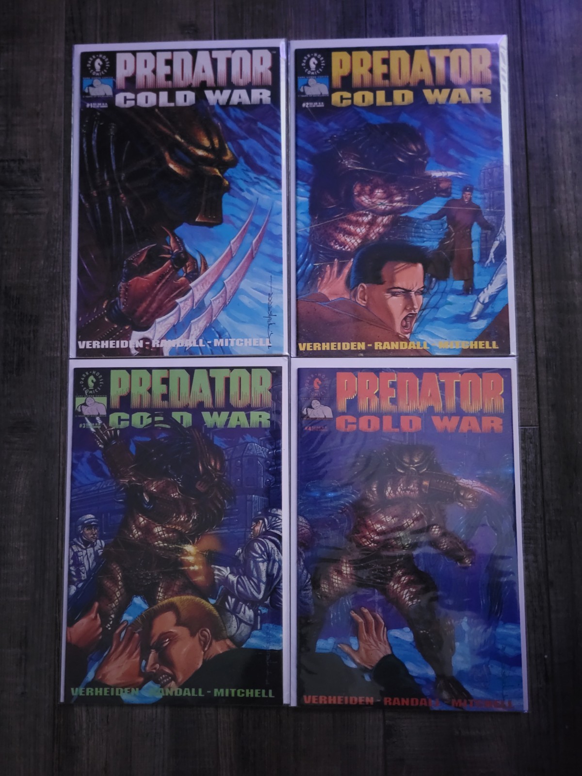 1997 Dark Horse Comics Predator: Cold War Issues 1-4 Complete Set Excellent