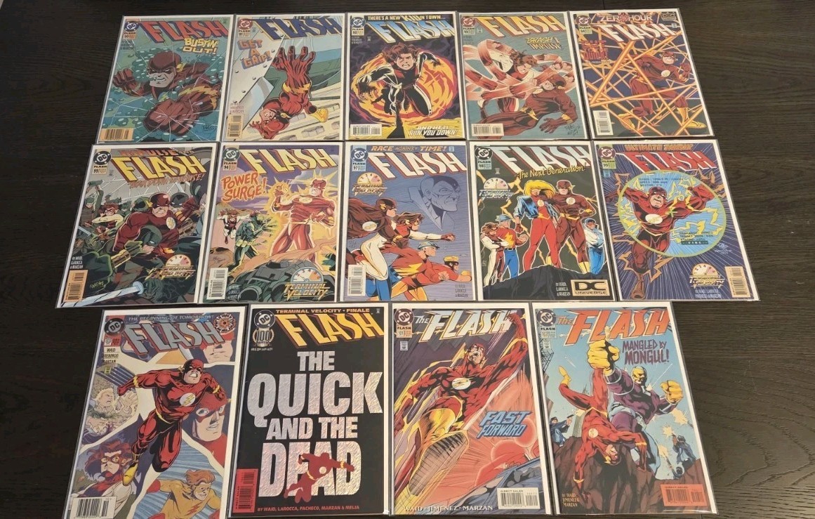 The Flash #90–102 + #0  1st Impulse Appearance – Terminal Velocity -Zero Hour 