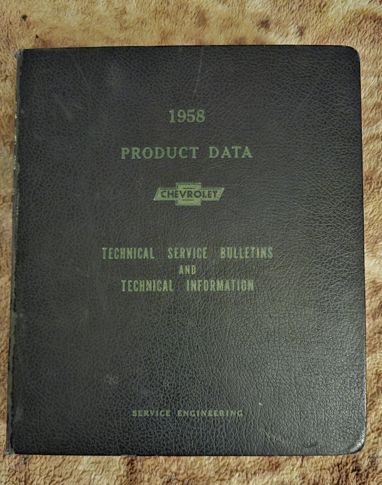 RARE 1958 Chevrolet Product Data Book Impala Corvette Cameo