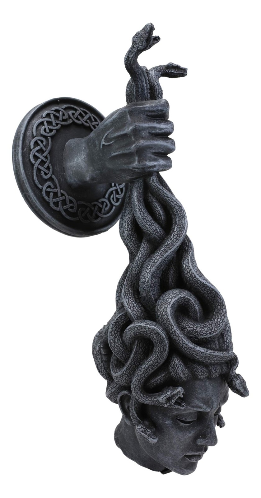 Ebros Greek Mythology Severed Head of Goddess Medusa with Snake Hairs Hanging...