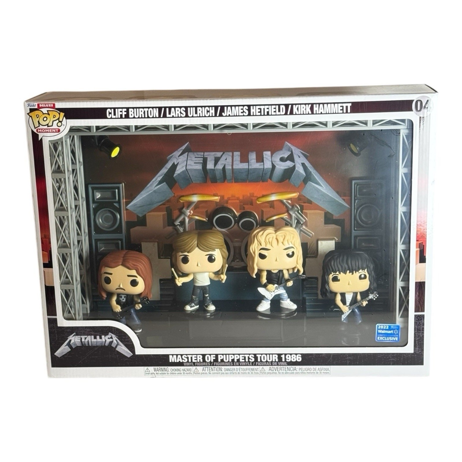 Funko Pop Moments METALLICA Master Of Puppets Tour 1986 #04 Walmart Exclusive