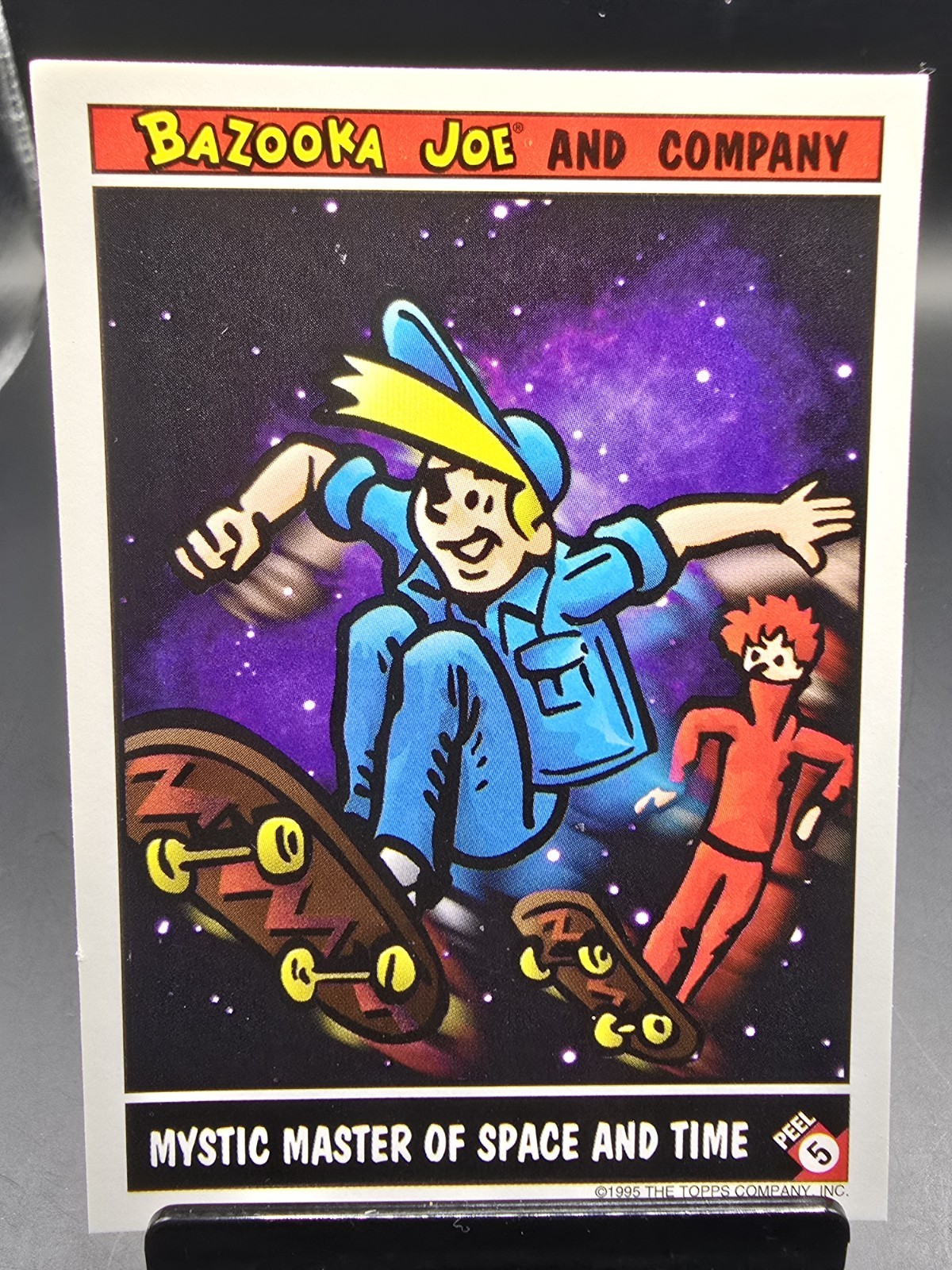 Bazooka Joe Guitar 1995 Topps Card #2 Mystic Master Of Space And Time