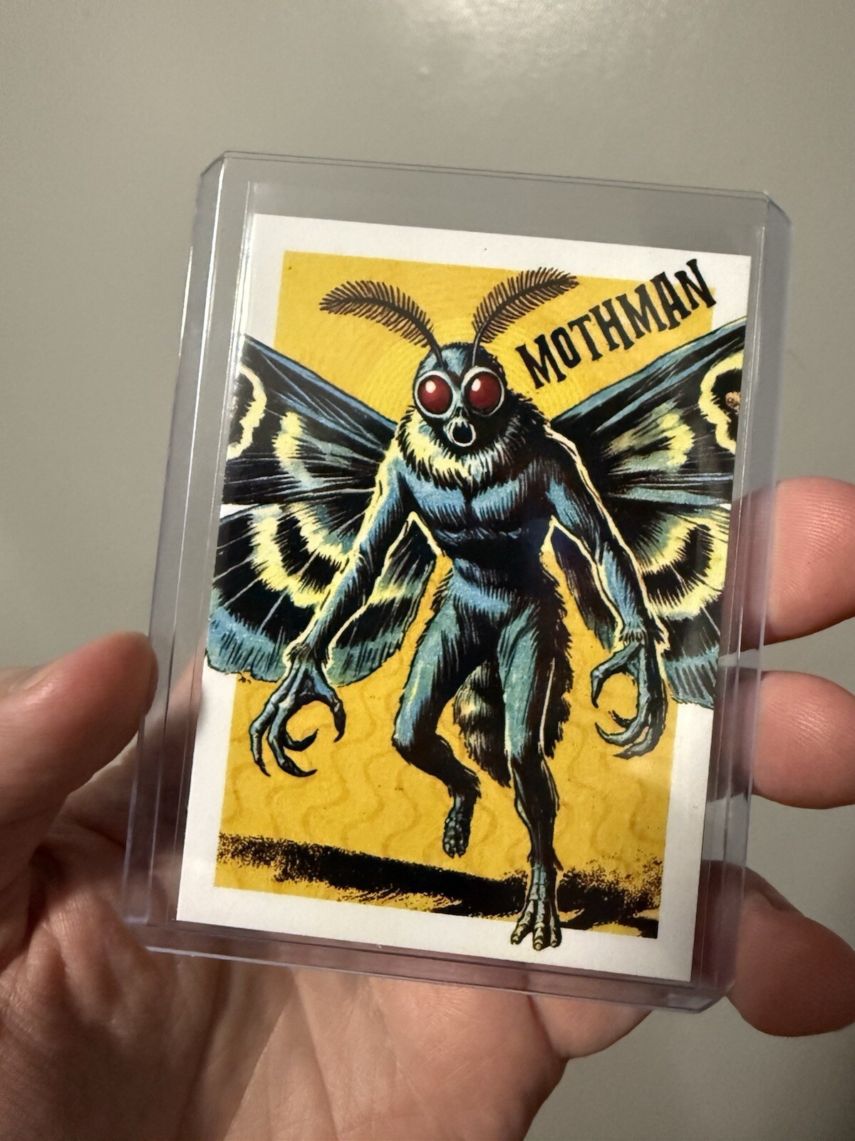 Mothman Cryptid Trading Card By MPRINTS