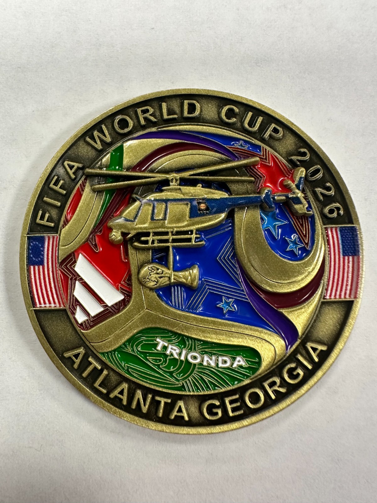 FIFA World Cup 2026 Metro Atlanta Aviation Challenge Coin | Atlanta GA