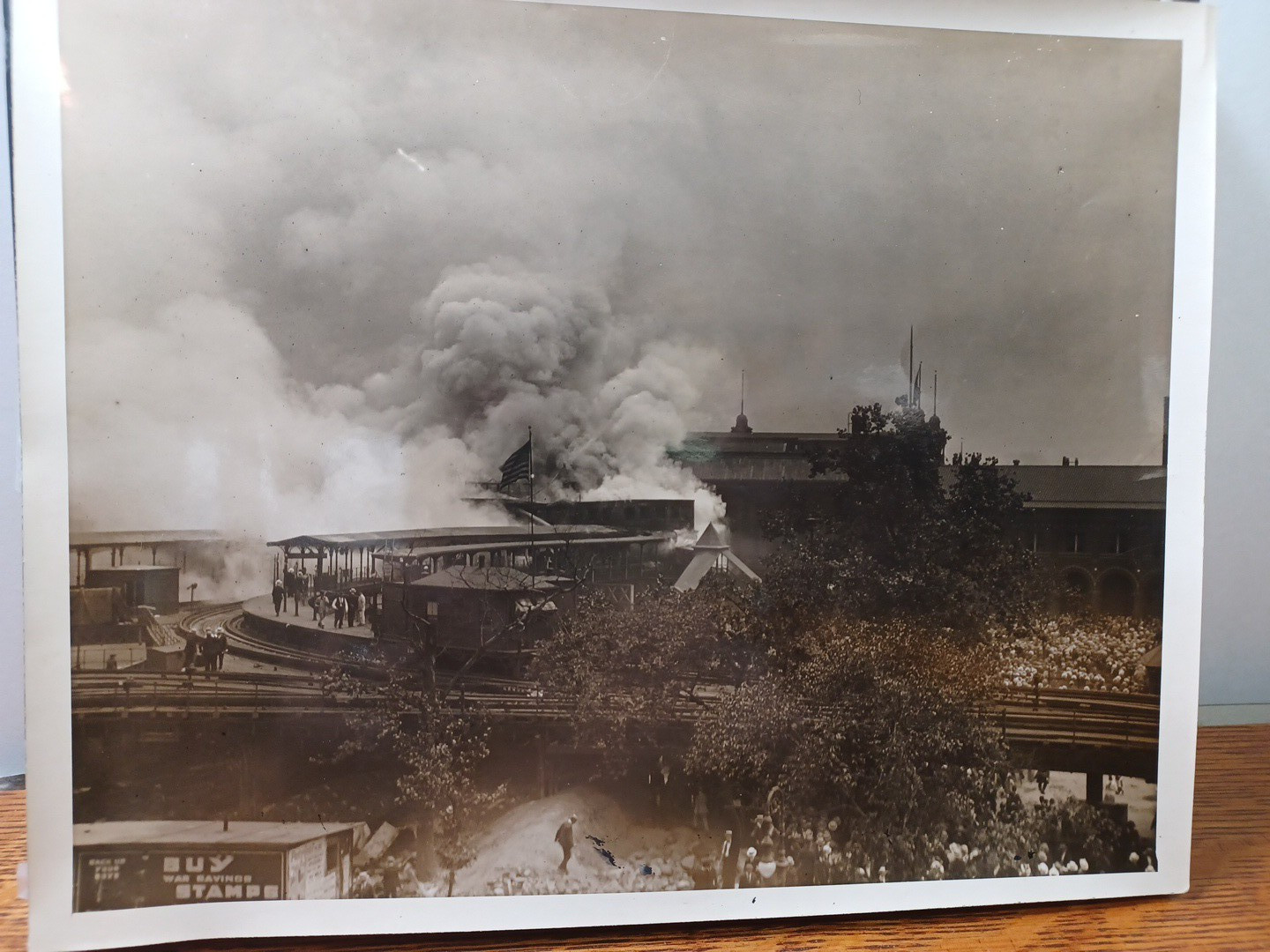 1946 Original Staten Island Ferry Terminal Fire Photo 8