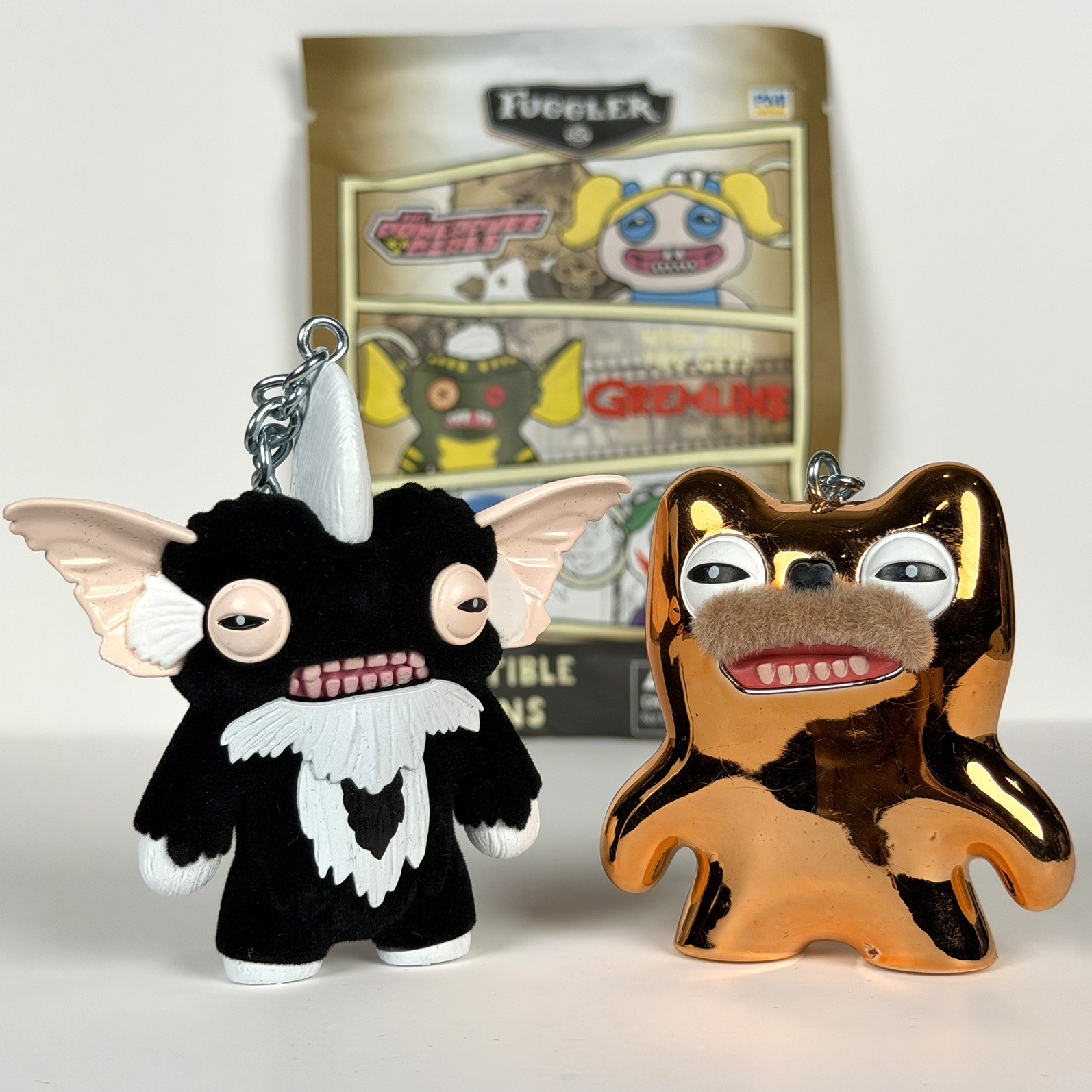 Fuggler Series 4 Keychain Ultra Ultra Rare Set Gremlins OPENED NEW