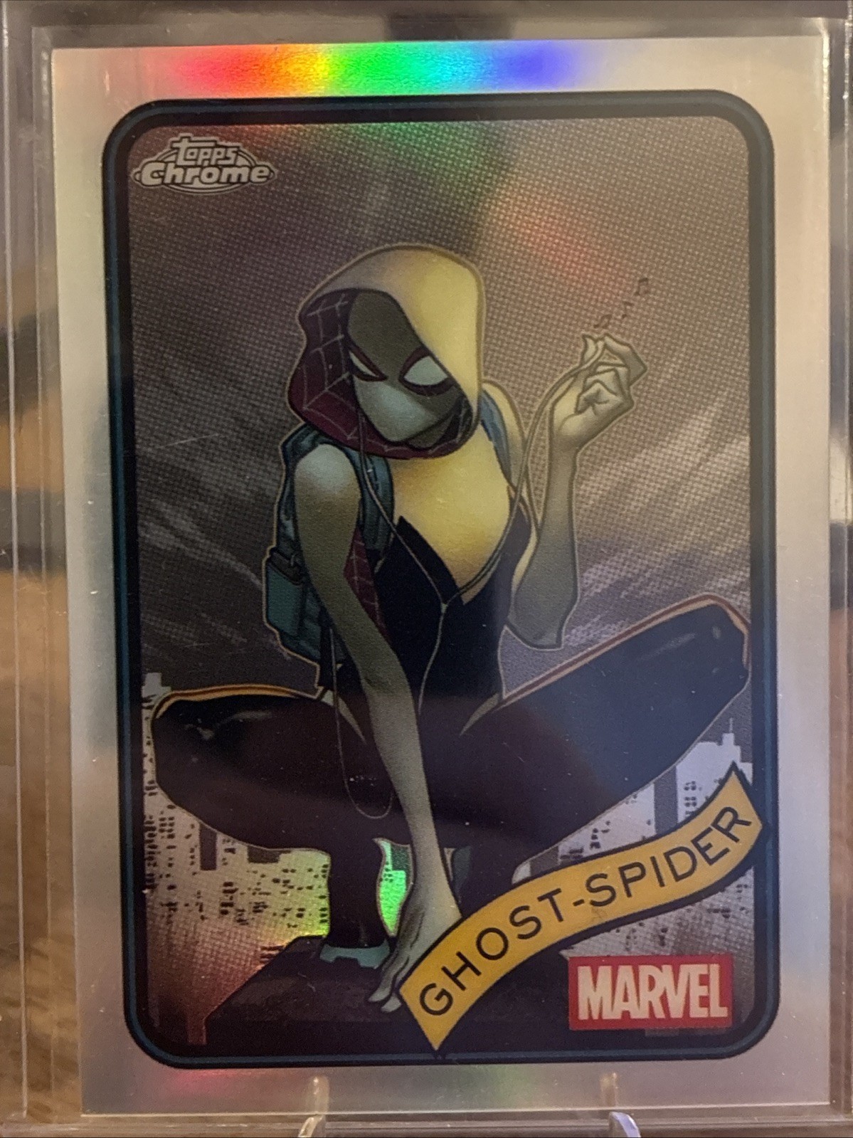 2025 Topps Chrome Marvel Ghost-Spider Refractor #29