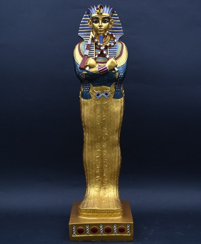 Authentic Ancient Egyptian Antique Rare King Tutankhamun's Statue Figurine BC