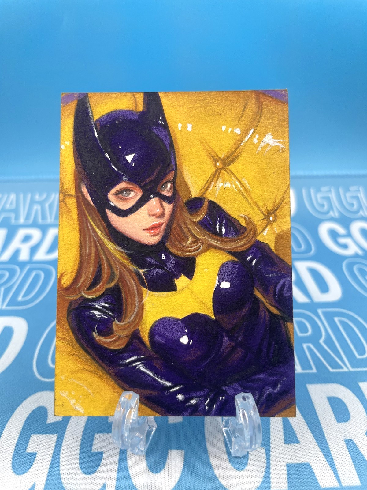 GGC Studio DC Batgirl Hand Drawn Custom Art Sketch Card 1/1 AUTO