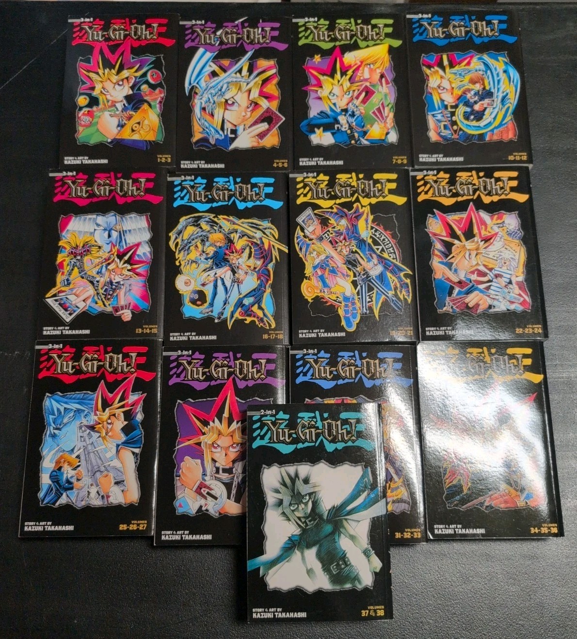 Yu-Gi-Oh (3-In-1 Edition) Manga Omnibus -  Volumes 1-38 - Complete Set 