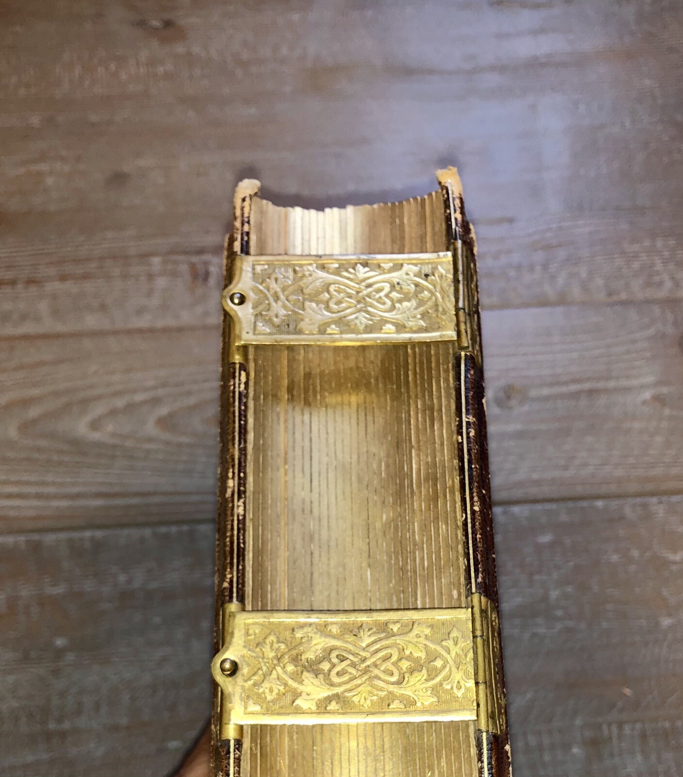 Excellent Cond Leather Antique Album 1860s 1870s Holds 100 CDV or Tintype Photo 