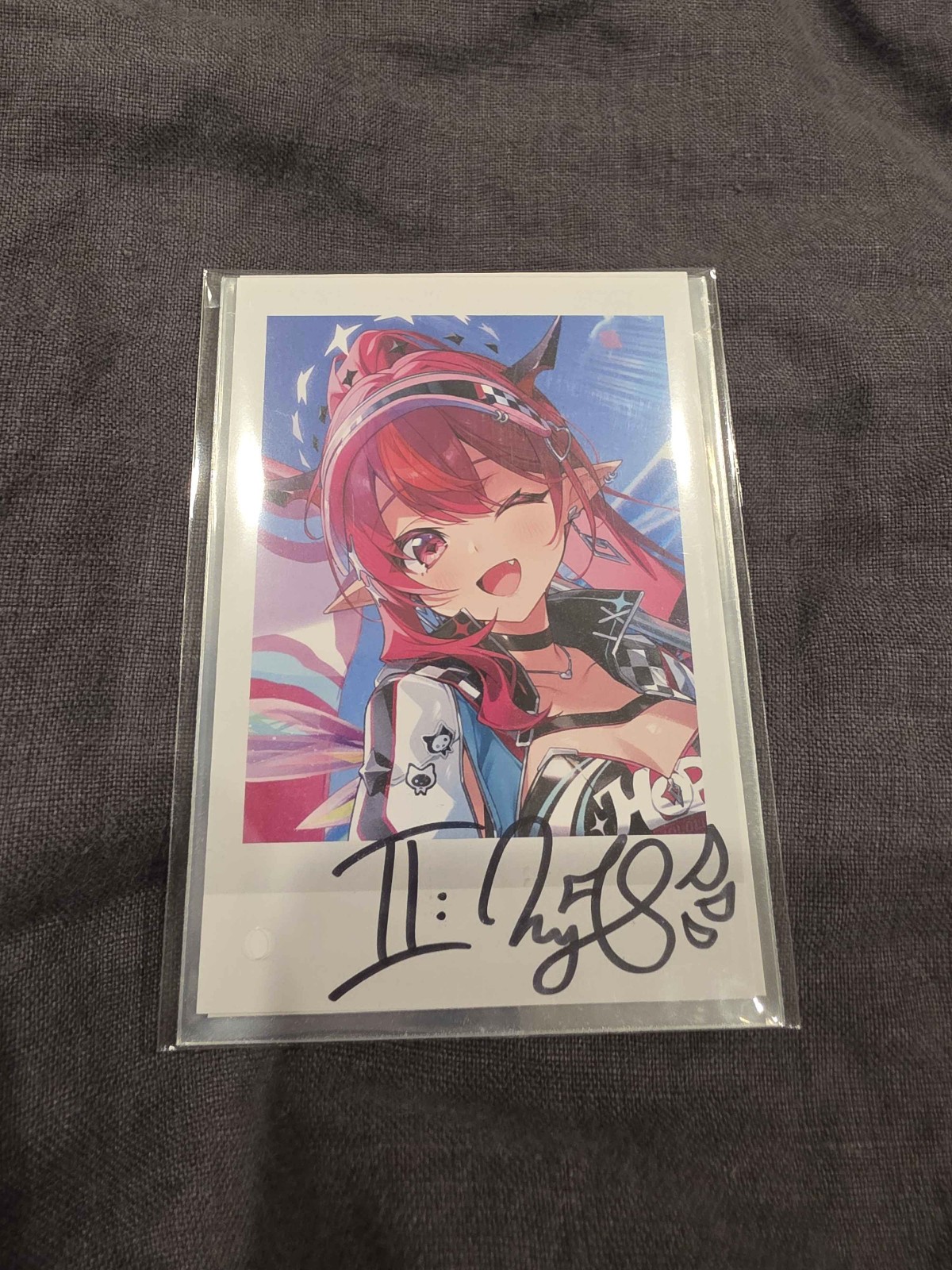 Hololive EN IRyS 3rd Anniversary Autographed Bromide Card - Brand New